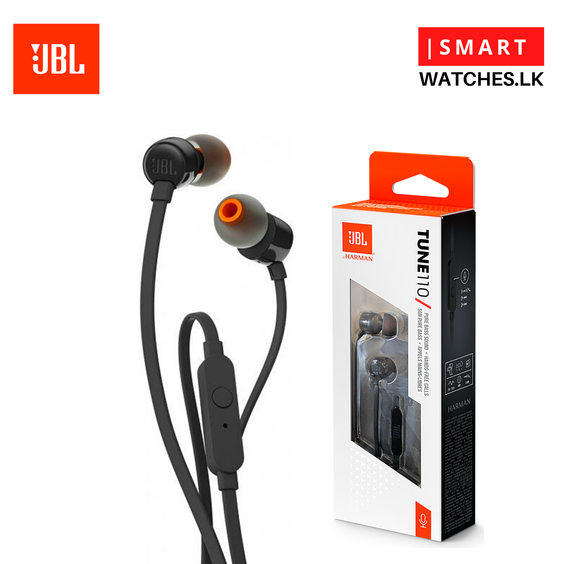 Jbl t110 earphones price sale